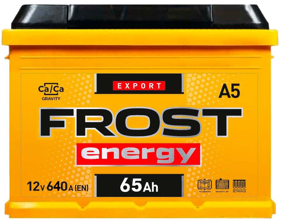 Акумуляторна батарея А5 FROST ENERGY 6ст-65АЗ(1) (L2) 640A 12v (В03) (STD)